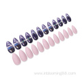 Wholesale 24 Pcs Cosmetics Press on Artificial Fingernails